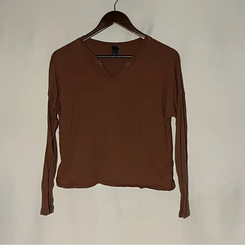 Wild Fable Brown Long Sleeve T-Shirt